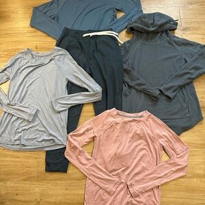 Huge FREE FLY LOT OF 5 Freefly Hoodie Long Sleeve Shirts Soft Joggers Sz Small S